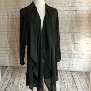 Black cardigan